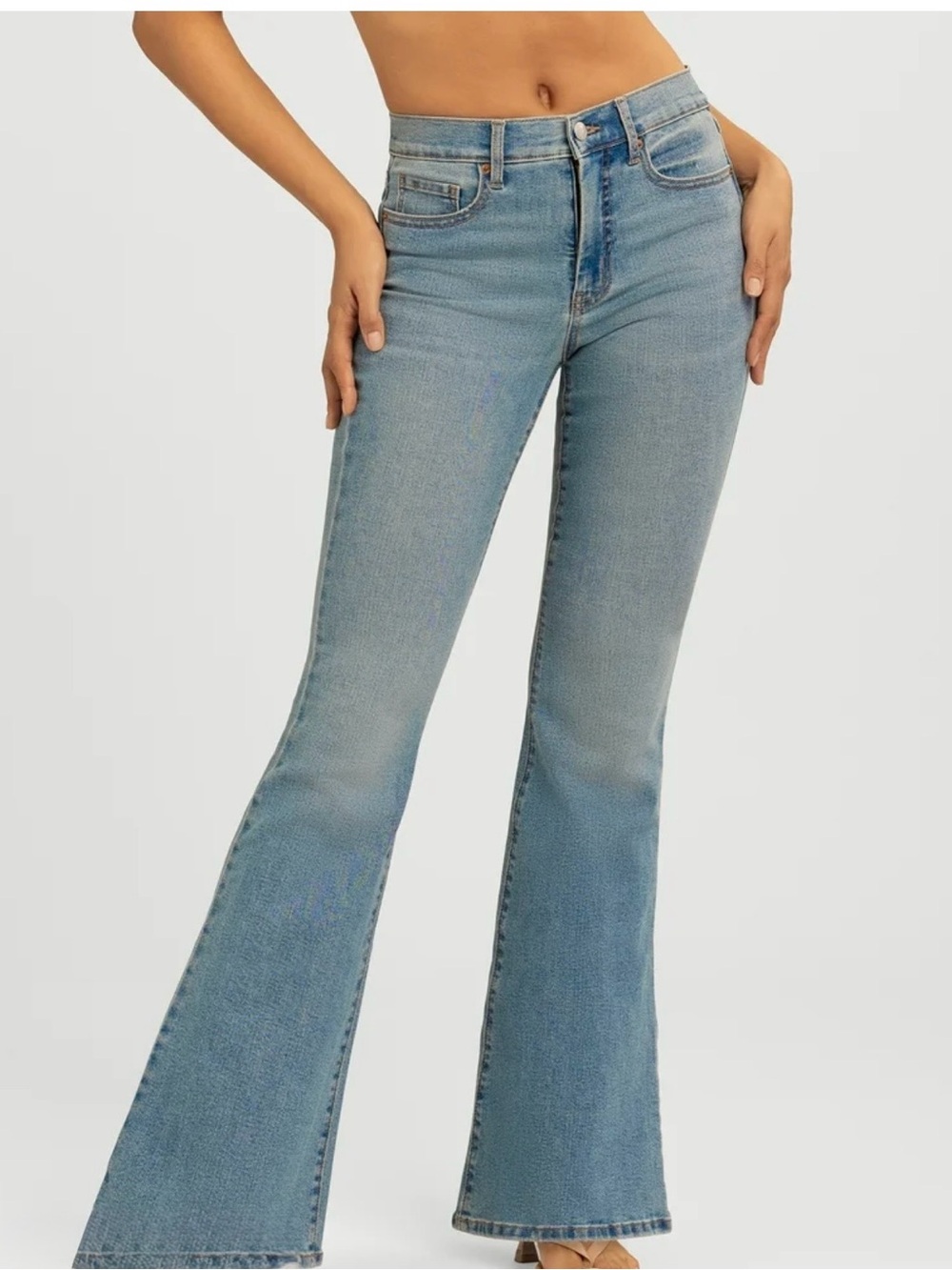 Jessica Simpson Medium Light Blue Flare Jeans